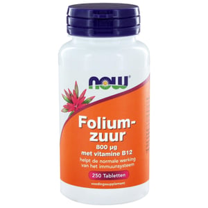 NOW - Foliumzuur 800 mcg