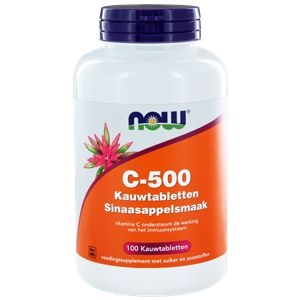 NOW - C-500 kauwtabletten sinaasappelsmaak