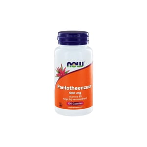 NOW - NOW Pantotheenzuur 500 mg (B5)
