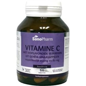 SanoPharm - Vitamin C 250 mg & bioflavonoids 80 mg