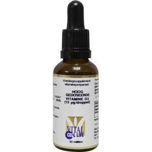 Vital Cell Life - Vitamine D3 15 mcg druppels