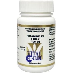 Vital Cell Life - Vitamine K2 MK7 100 mcg