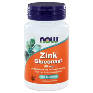 NOW - Zink gluconaat 50 mg