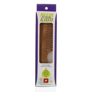 Holisan - Neem wood comb handle coarse