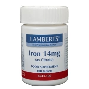 Lamberts - IJzer Citraat 14 mg