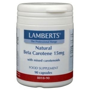 Lamberts - Natural betacaroteen natuurlijk 15 mg