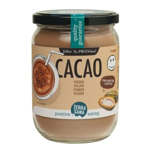 TerraSana - RAW cacao antioxidant poeder in glas