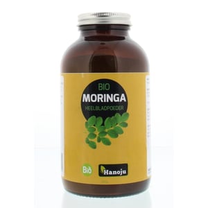 Hanoju - Bio Moringa Oleifera Whole Leaf Powder Jar