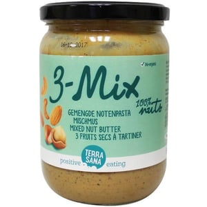 TerraSana - 3-Mix notenpasta zonder pinda's