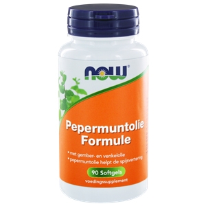 NOW - Peppermint Oil Formula (with Fennel and Ginger)