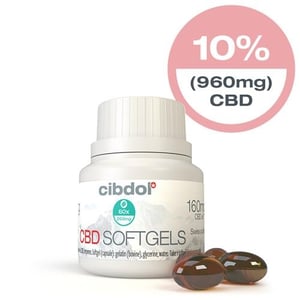 Cibdol - CBD 10% Softgels (Cibdol CBD Strong capsules)