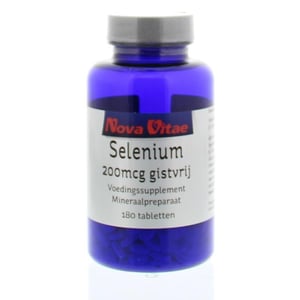Nova Vitae - Selenium 200 mcg gistvrij
