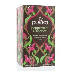 Pukka - Peppermint & licorice herb bio