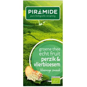 Piramide - Groene thee perzik vlierbloesem