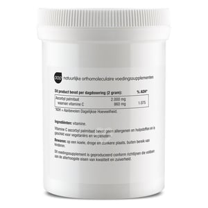 AOV Voedingssupplementen 333 Vitamine C als Ascorbyl Palminaat afbeelding