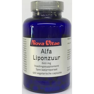 Nova Vitae - Alfa liponzuur 600 mg