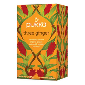 Pukka Pukka Three Ginger thee Pukka Pukka Three Ginger thee afbeelding