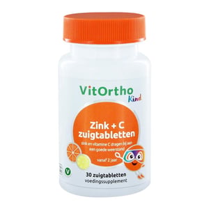 Vitortho - Zink + C kind zuigtabletten