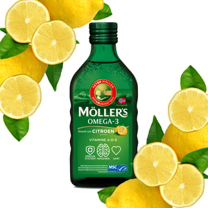 Möllers Möller's Omega-3 Citroen (Möller's visolie) afbeelding