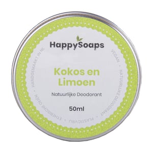 HappySoaps - Natuurlijke Deodorant Kokos en Limoen