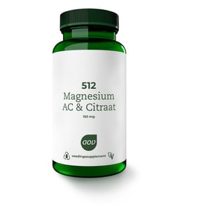 AOV Voedingssupplementen - 512 Magnesium AC & citraat 150 mg