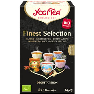 Yogi Tea - Finest Selection 3 x 6 stuks bio