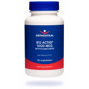 Orthovitaal B12 Actief 1000 mcg Orthovitaal B12 Actief 1000 mcg afbeelding