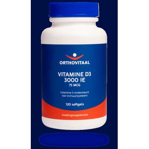 Orthovitaal Vitamine D3 3000IE afbeelding