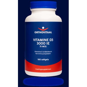 Orthovitaal Vitamine D3 3000IE afbeelding