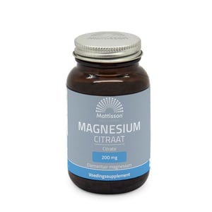 Mattisson Healthstyle - Magnesium Citraat 200mg