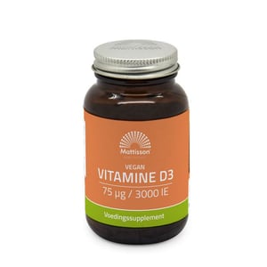 Mattisson Healthstyle Vegan Vitamine D3 75mcg Mattisson Healthstyle Vegan Vitamine D3 75mcg afbeelding