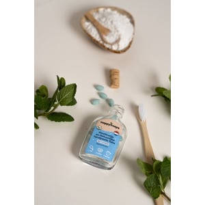 HappySoaps Tandpasta Tabs met Fluoride Spearmint afbeelding