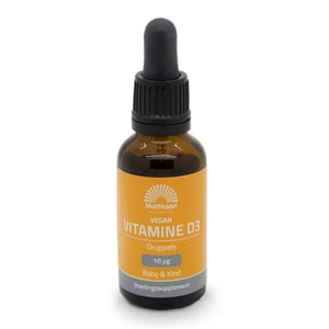 Mattisson Healthstyle - Vegan Vitamine D3 Baby & Kind 10mcg druppels