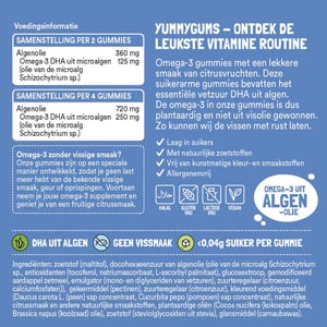 Yummygums Vegan Omega-3 Gummies afbeelding