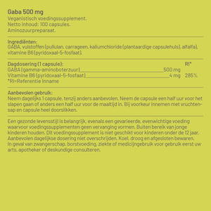 Vitaminstore GABA 500 mg afbeelding
