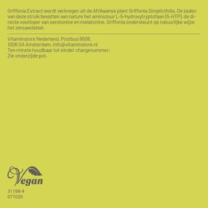 Vitaminstore Griffonia Extract (75 mg 5-HTP) afbeelding