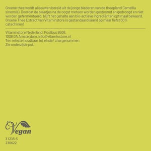 Vitaminstore Groene Thee Extract afbeelding