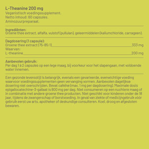 Vitaminstore L-theanine 200 mg  afbeelding