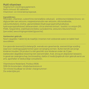 Vitaminstore Multi Vitaminen (multivitamine) afbeelding
