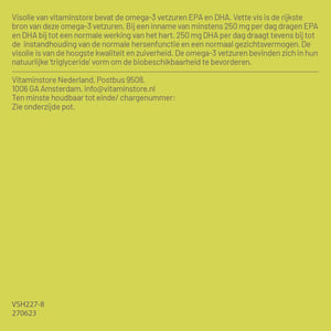 Vitaminstore Visolie omega 3 afbeelding