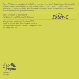 Vitaminstore Ester-C® 500mg (acid-free buffered vitamin C) Vitaminstore Ester-C® 500mg (acid-free buffered vitamin C) image