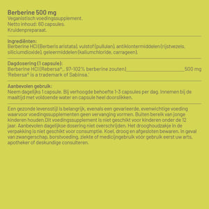 Vitaminstore Berberine 500 mg afbeelding