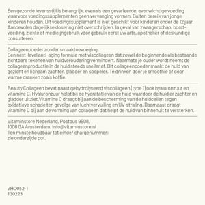 Vitaminstore Beauty Viscollageen Poeder Naturel afbeelding