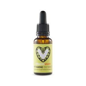 Vitaminstore Vitamine D3 vloeibaar 10 mcg (400 IE vitamine d druppels) afbeelding