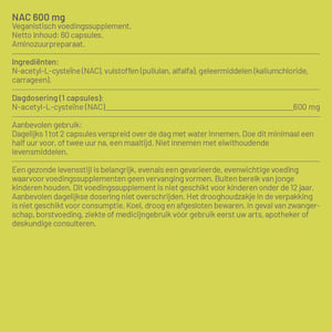 Vitaminstore NAC 600 mg afbeelding