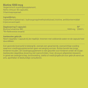Vitaminstore Biotine 1000 mcg (biotin) afbeelding