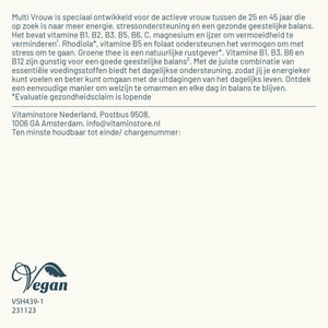 Vitaminstore Multi Vrouw (Multivitamine) afbeelding