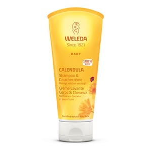 Weleda natuurcosmetica - Calendula Baby Haar- en Bodyshampoo