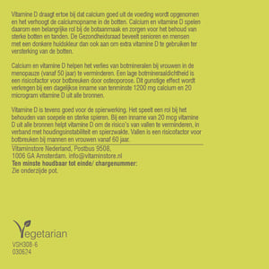 Vitaminstore Calciumcitraat D3 (calcium) afbeelding