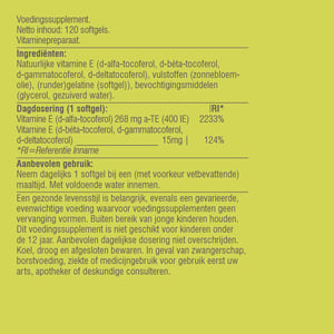 Vitaminstore Vitamine E Complex (voorheen E 400 IE) afbeelding